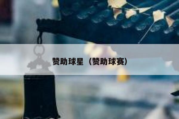赞助球星（赞助球赛） 第1张