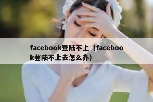 facebook登陆不上（facebook登陆不上去怎么办） 第1张