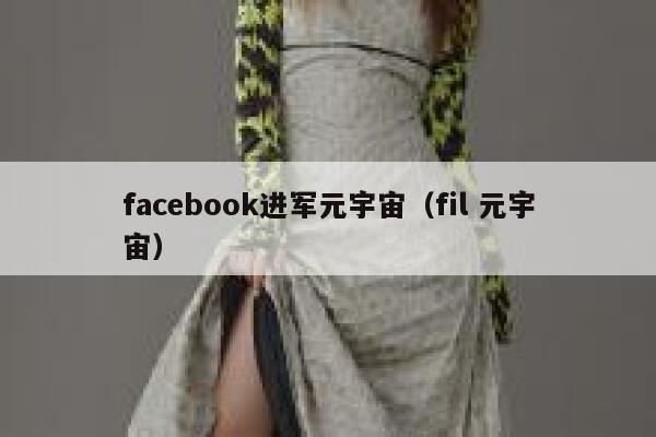 facebook进军元宇宙（fil 元宇宙） 第1张