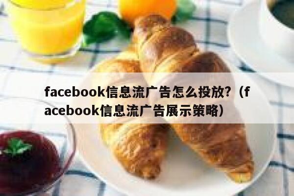 facebook信息流广告怎么投放?（facebook信息流广告展示策略） 第1张