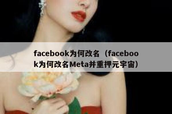 facebook为何改名（facebook为何改名Meta并重押元宇宙） 第1张