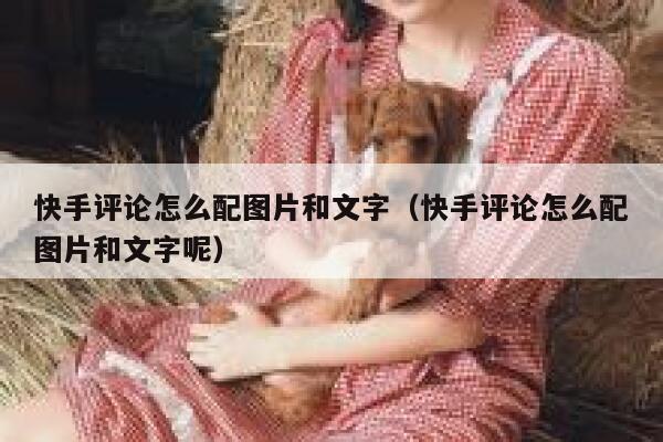 快手评论怎么配图片和文字（快手评论怎么配图片和文字呢） 第1张