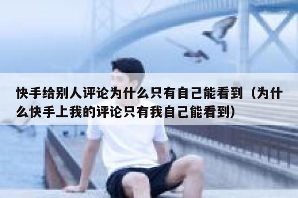 快手给别人评论为什么只有自己能看到（为什么快手上我的评论只有我自己能看到） 第1张