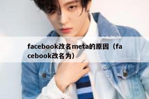 facebook改名meta的原因（facebook改名为） 第1张