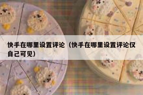 快手在哪里设置评论（快手在哪里设置评论仅自己可见） 第1张