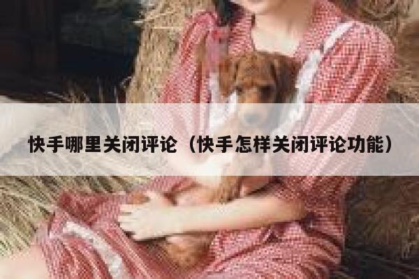 快手哪里关闭评论（快手怎样关闭评论功能） 第1张