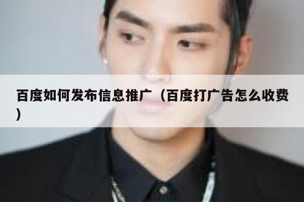 百度如何发布信息推广（百度打广告怎么收费） 第1张