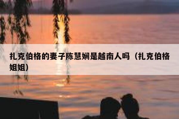 扎克伯格的妻子陈慧娴是越南人吗（扎克伯格姐姐） 第1张