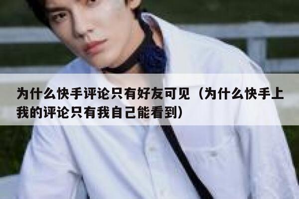 为什么快手评论只有好友可见（为什么快手上我的评论只有我自己能看到） 第1张
