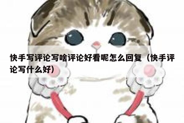 快手写评论写啥评论好看呢怎么回复（快手评论写什么好） 第1张
