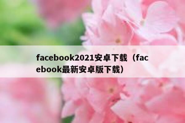 facebook2021安卓下载（facebook最新安卓版下载） 第1张