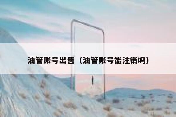 油管账号出售（油管账号能注销吗） 第1张