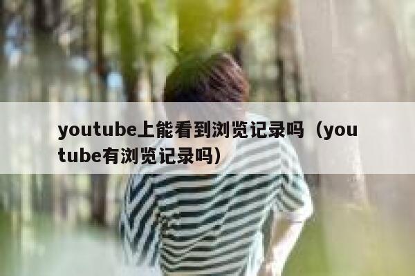 youtube上能看到浏览记录吗（youtube有浏览记录吗） 第1张