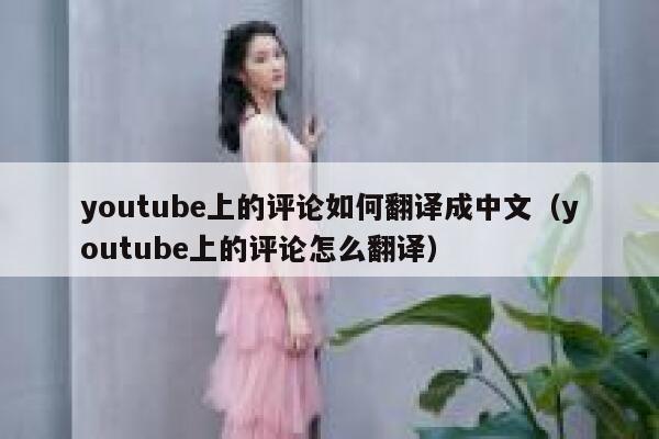 youtube上的评论如何翻译成中文（youtube上的评论怎么翻译） 第1张