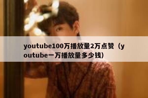 youtube100万播放量2万点赞（youtube一万播放量多少钱） 第1张