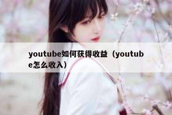 youtube如何获得收益（youtube怎么收入） 第1张