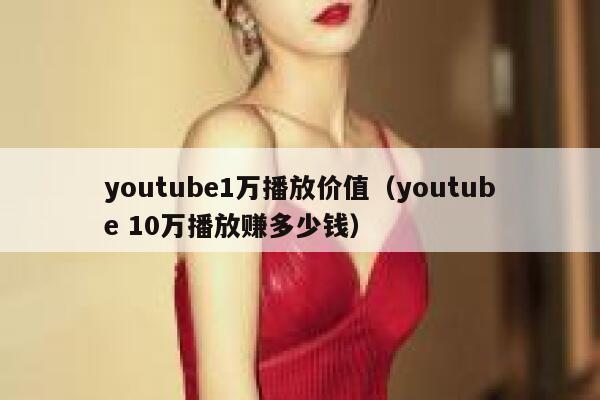 youtube1万播放价值（youtube 10万播放赚多少钱） 第1张