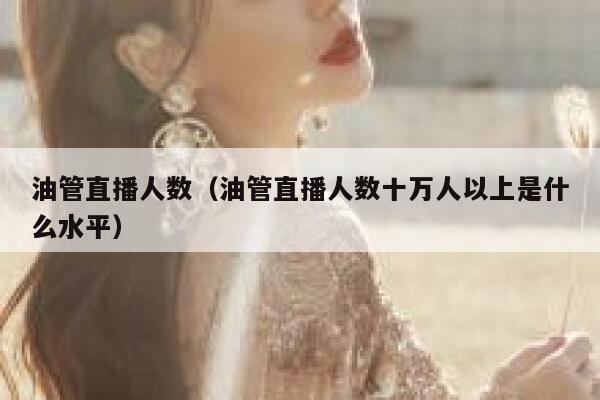 油管直播人数（油管直播人数十万人以上是什么水平） 第1张