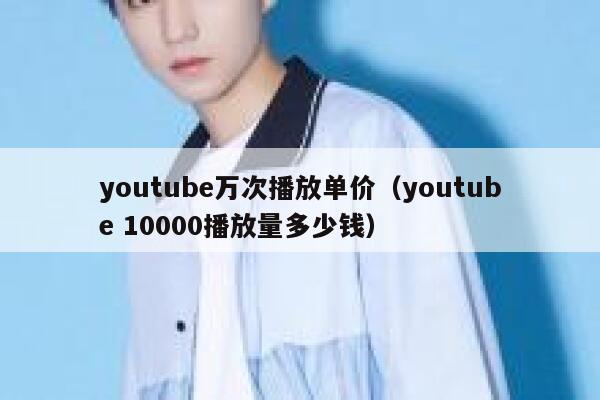 youtube万次播放单价（youtube 10000播放量多少钱） 第1张