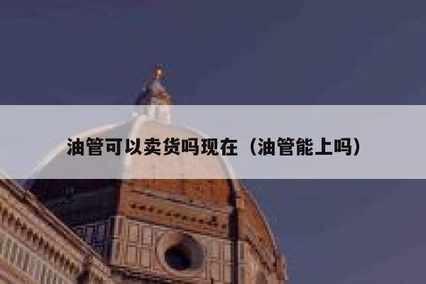 油管可以卖货吗现在（油管能上吗） 第1张