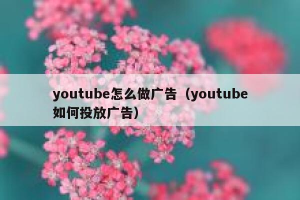 youtube怎么做广告（youtube如何投放广告） 第1张