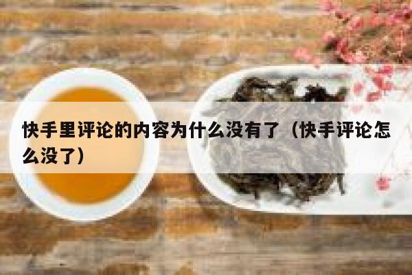 快手里评论的内容为什么没有了（快手评论怎么没了） 第1张