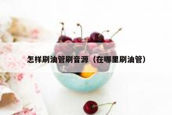 怎样刷油管刷音源（在哪里刷油管） 第1张