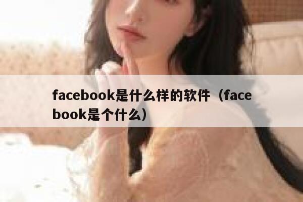 facebook是什么样的软件（facebook是个什么） 第1张