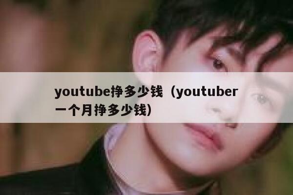 youtube挣多少钱（youtuber一个月挣多少钱） 第1张