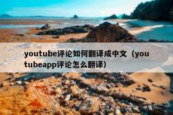 youtube评论如何翻译成中文（youtubeapp评论怎么翻译） 第1张