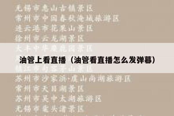 油管上看直播（油管看直播怎么发弹幕） 第1张