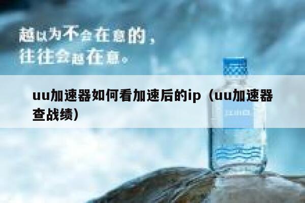 uu加速器如何看加速后的ip（uu加速器查战绩） 第1张