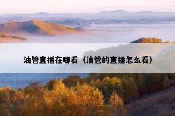 油管直播在哪看（油管的直播怎么看） 第1张