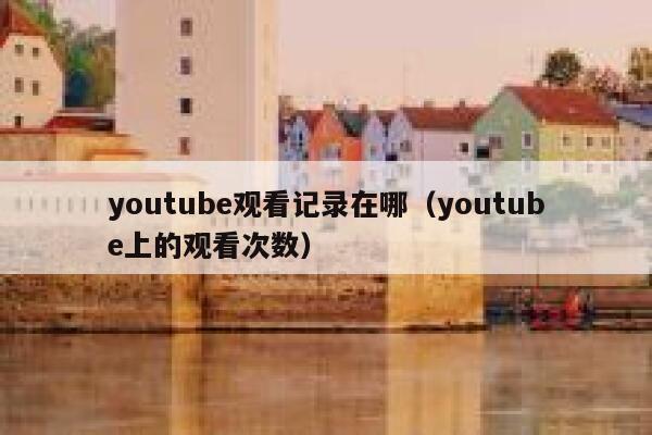 youtube观看记录在哪（youtube上的观看次数） 第1张