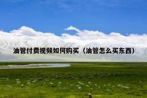 油管付费视频如何购买（油管怎么买东西） 第1张