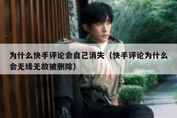 为什么快手评论会自己消失（快手评论为什么会无缘无故被删除） 第1张