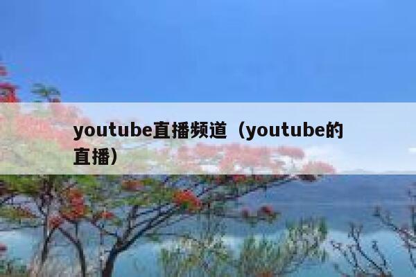 youtube直播频道（youtube的直播） 第1张