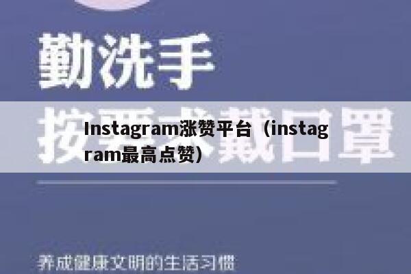 Instagram涨赞平台(instagram最高点赞) 第1张 Instagram涨赞平台(instagram最高点赞) 第1张