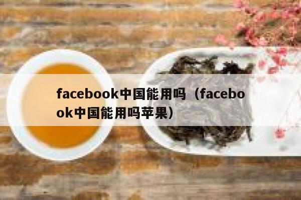 facebook中国能用吗（facebook中国能用吗苹果） 第1张