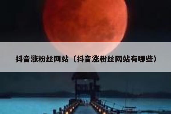 抖音涨粉丝网站(抖音涨粉丝网站有哪些) 第1张 抖音涨粉丝网站(抖音涨粉丝网站有哪些) 第1张