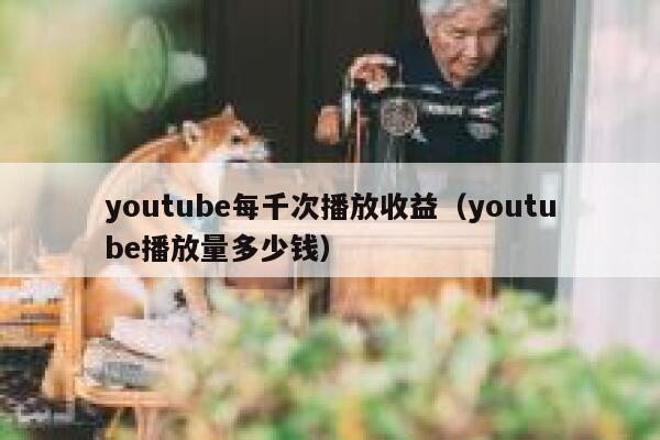 youtube每千次播放收益（youtube播放量多少钱） 第1张