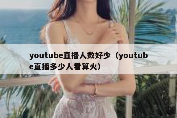 youtube直播人数好少（youtube直播多少人看算火） 第1张