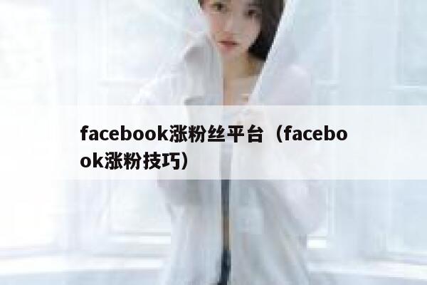 facebook涨粉丝平台（facebook涨粉技巧） 第1张
