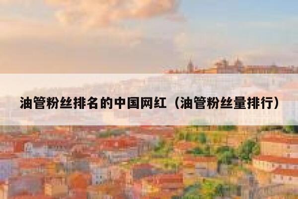 油管粉丝排名的中国网红（油管粉丝量排行） 第1张