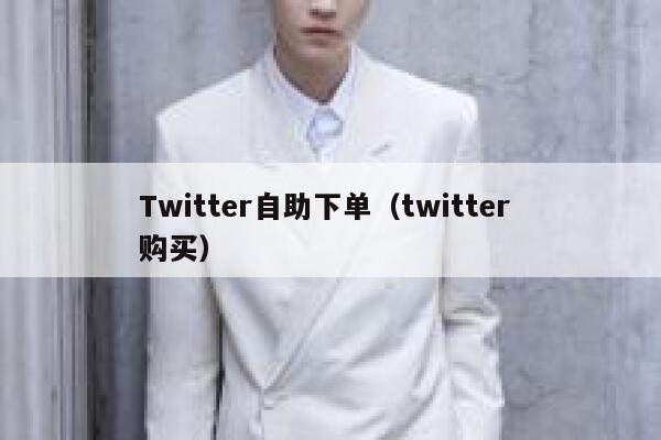 Twitter自助下单（twitter 购买） 第1张