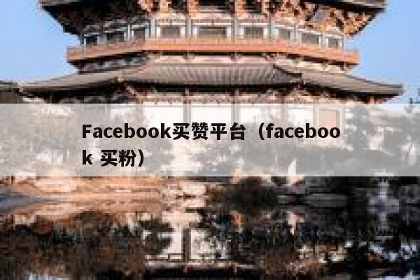 Facebook买赞平台（facebook 买粉） 第1张