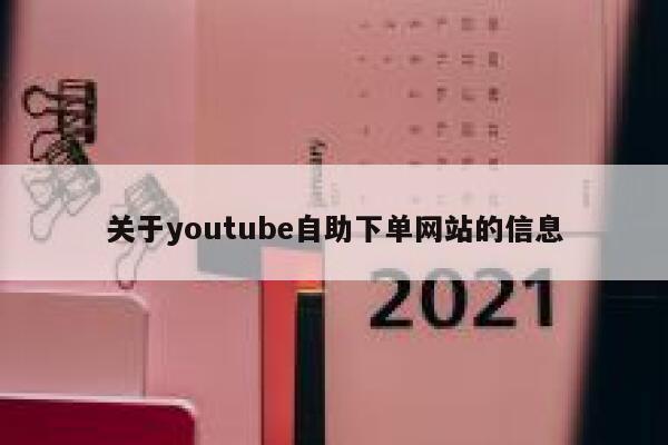 关于youtube自助下单网站的信息 第1张