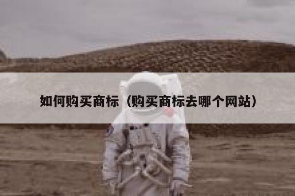 如何购买商标（购买商标去哪个网站） 第1张