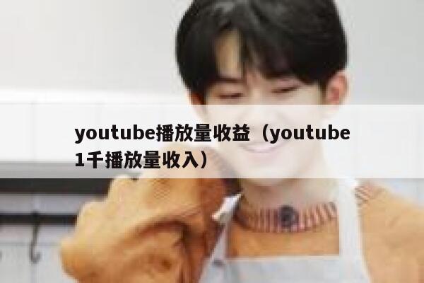 youtube播放量收益（youtube1千播放量收入） 第1张