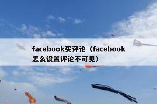facebook买评论(facebook怎么设置评论不可见) 第1张 facebook买评论(facebook怎么设置评论不可见) 第1张